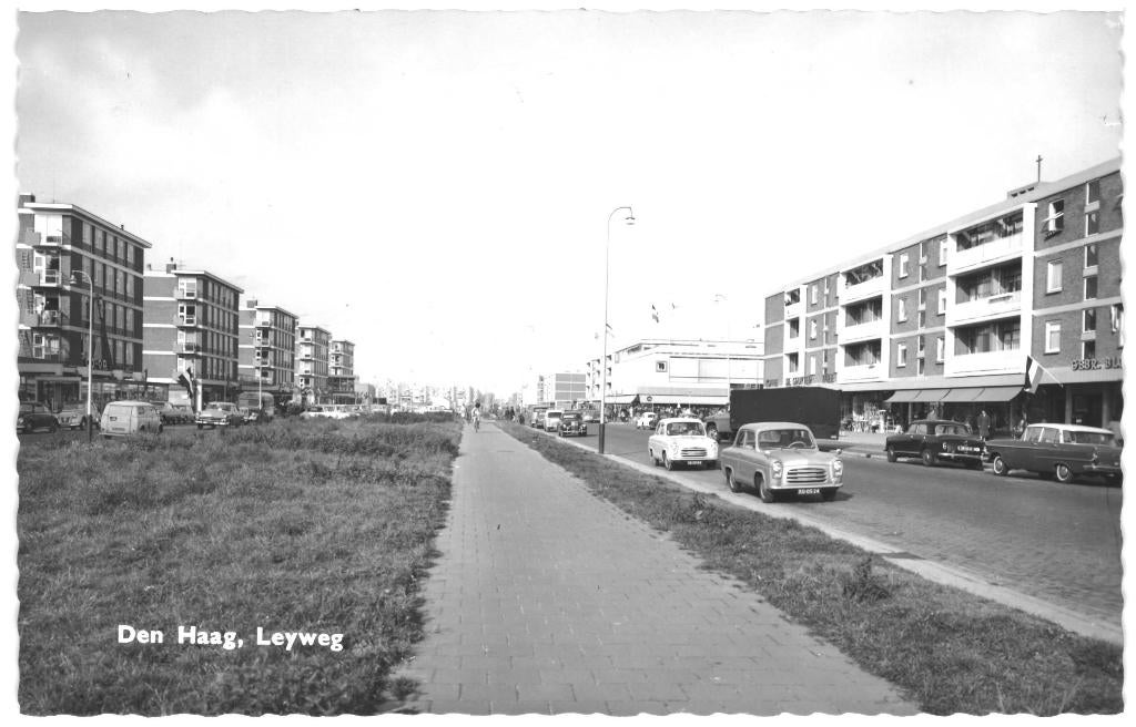 991588 Den Haag ZH Jr 50 60 Wederopbouw Leyweg, Ophalen of Verzenden, 1960 tot 1980, Ongelopen, Zuid-Holland