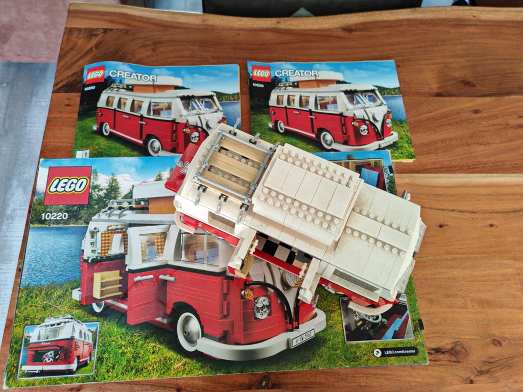 Lego set 10220. VW T1 camper bus, Ophalen of Verzenden, Zo goed als nieuw