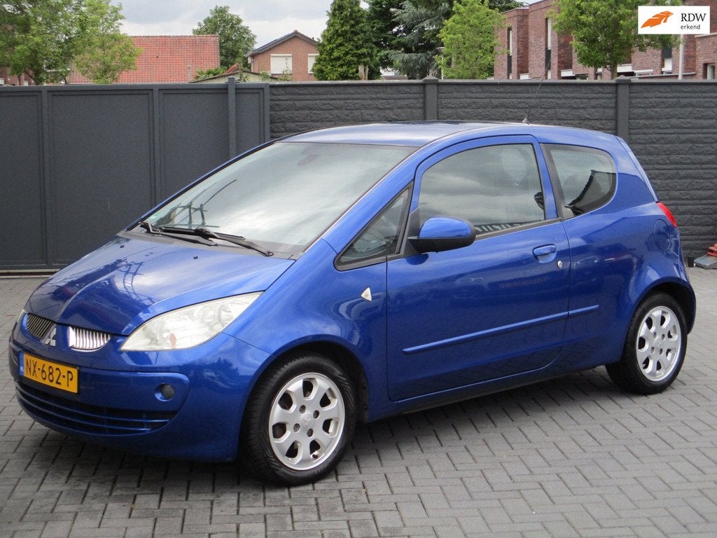 Mitsubishi Colt 1.3 Invite CZ3 Airco EL Pakket !, Voorwielaandrijving, Stof, Gebruikt, Blauw