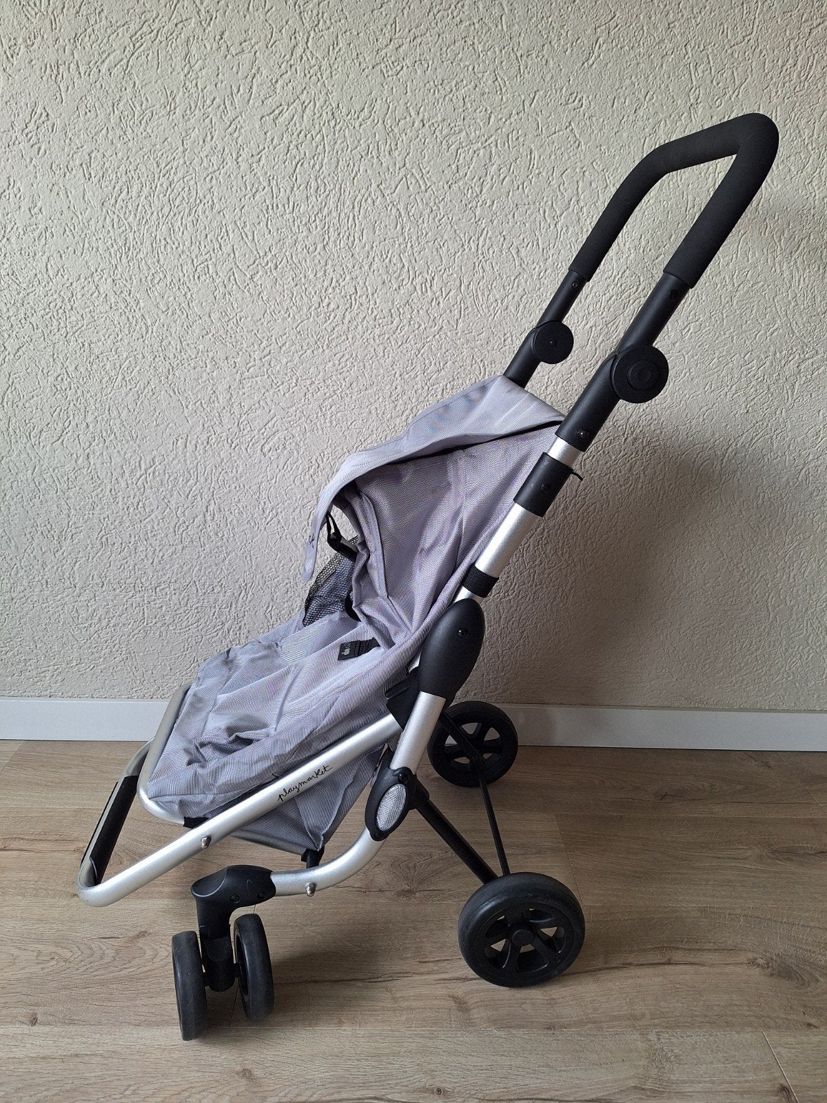 Playmarket boodschappen trolley Silver, Sieraden, Tassen en Uiterlijk, Tassen | Reistassen en Weekendtassen, 30 cm of meer, Overige kleuren