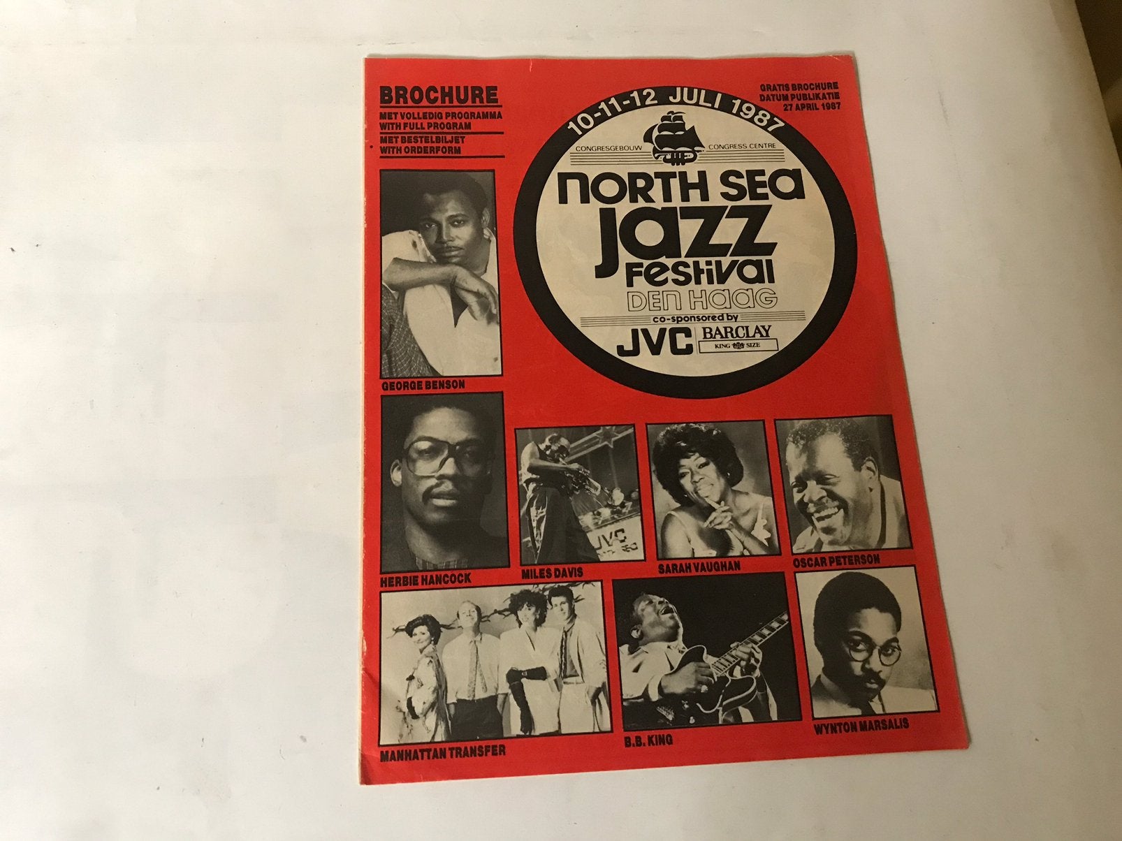 North Sea Jazz Festival brochure 1987., Ophalen of Verzenden, Zo goed als nieuw, Filmspecifiek