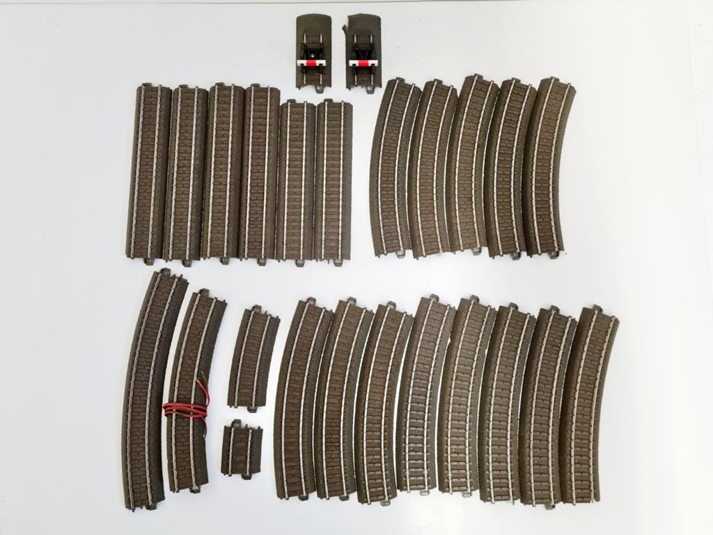 Märklin H0 25 delige C-rails kavel, Hobby en Vrije tijd, Modeltreinen | H0, Wisselstroom, Gebruikt, Rails, Ophalen of Verzenden