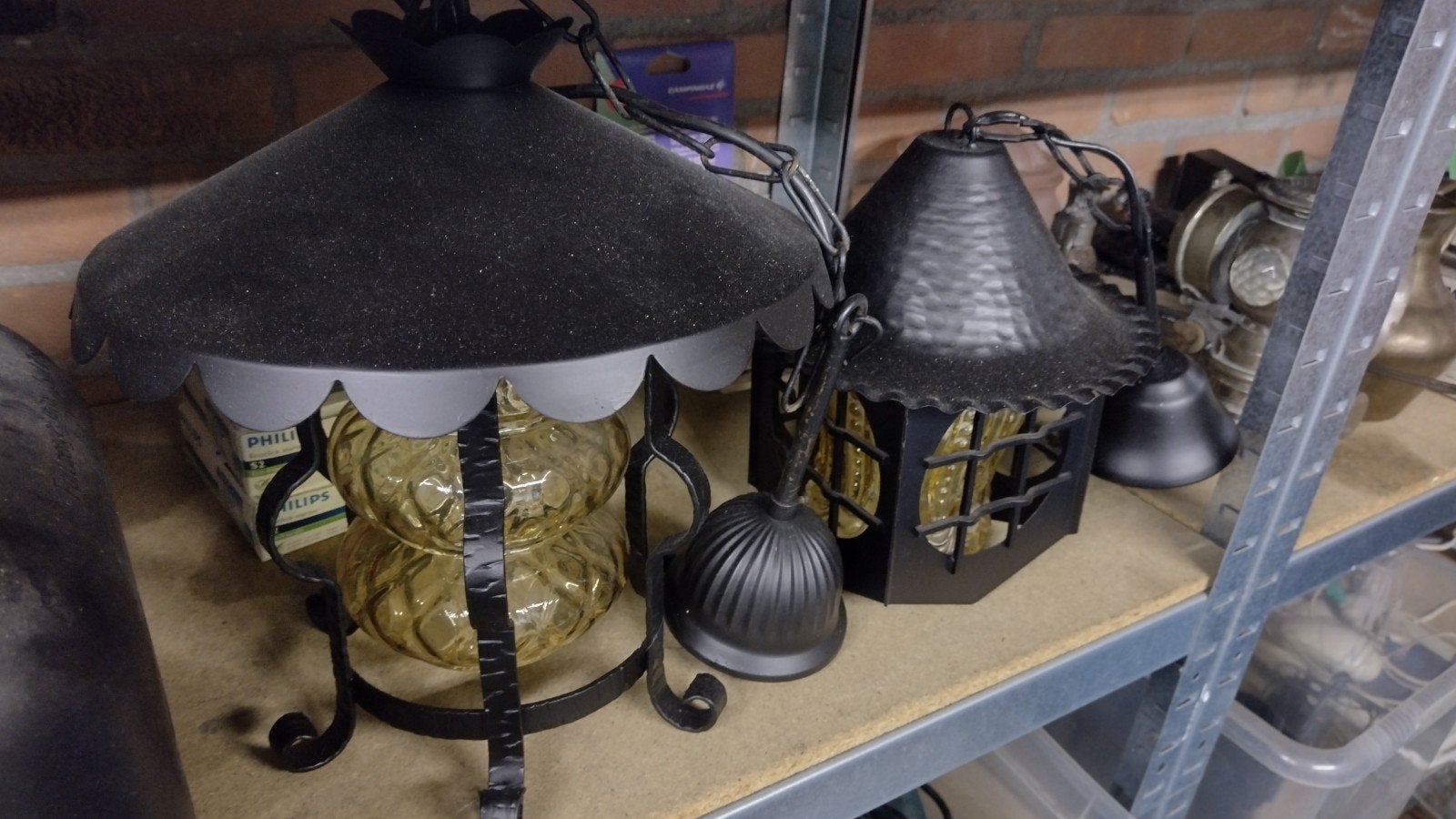 2;mooie vintage lantaarns mancave lampen, Ophalen