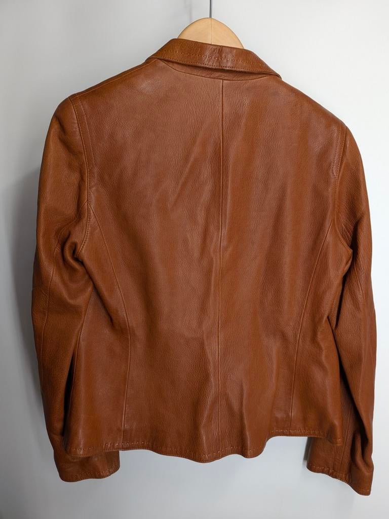 Joseph Janard leren blazer cognac bruin maat 40, Maat 38/40 (M), Joseph Janard, Bruin, Joseph Janard