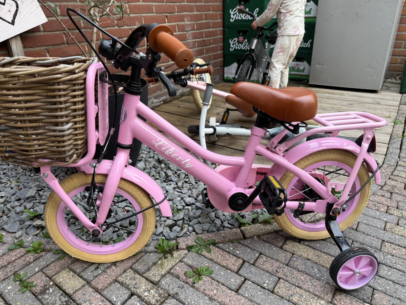 Zgan kinderfietsje 12 inch (praktisch nieuw), Ophalen of Verzenden, Zo goed als nieuw, Minder dan 16 inch