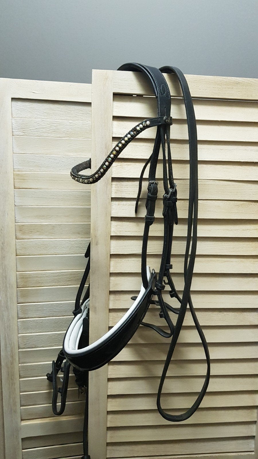 Stang en trens hoofdstel maat Cob, Ophalen of Verzenden, Anatomisch gevormd, Frontriem, Cob