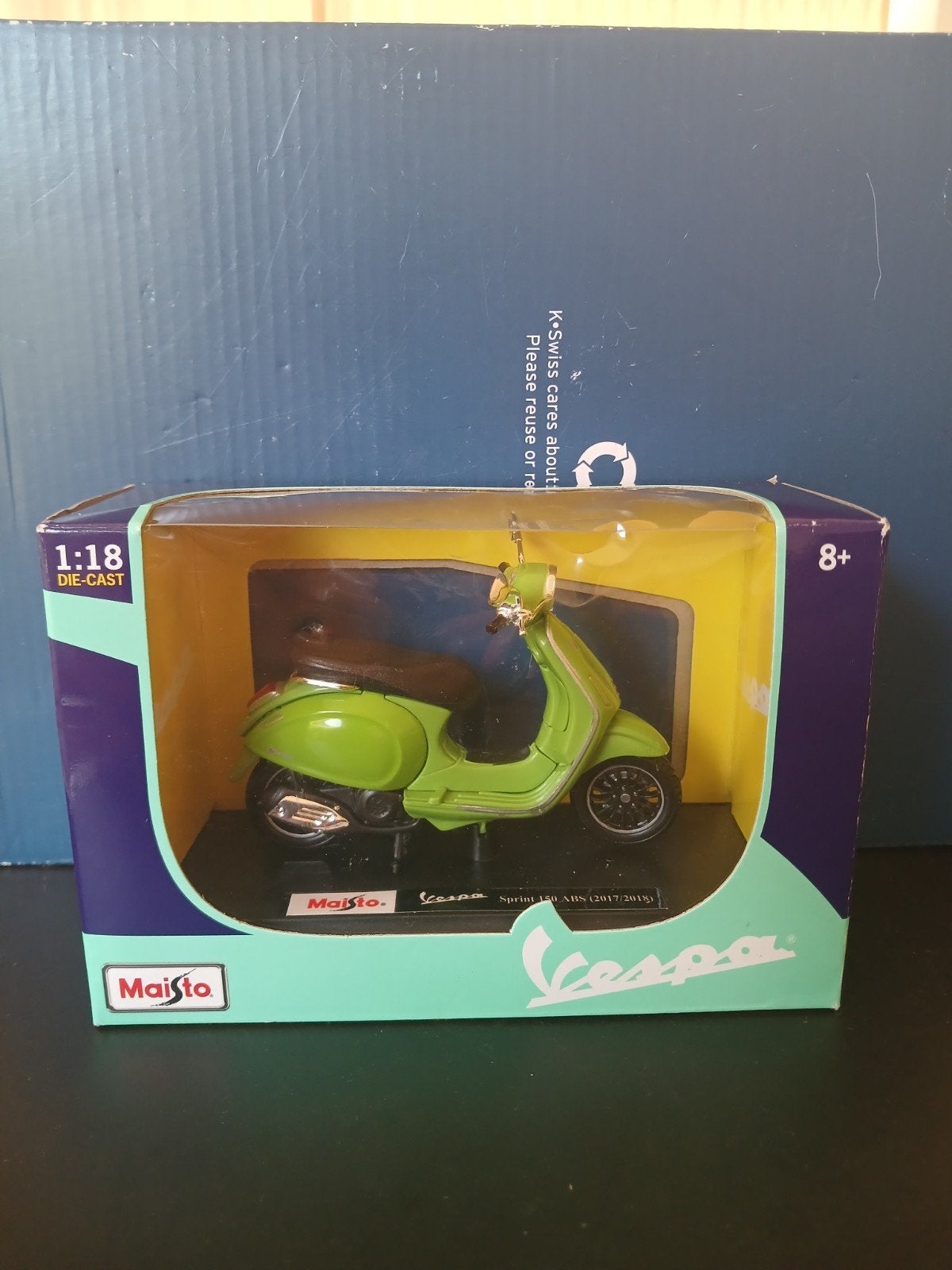 Maisto Vespa Sprint 150 ABS (2017/2018) - Groen Die-Cast, Ophalen of Verzenden