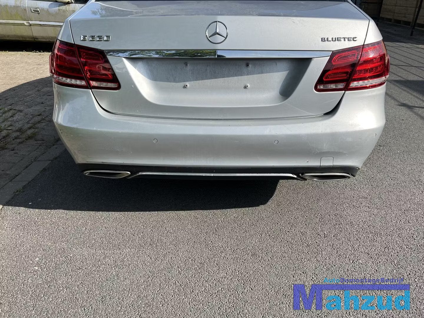 Mercedes W212 E KLASSE zilver 775 achterbumper 2013-2016, Auto-onderdelen, Gebruikt, Mercedes-Benz AG, Mercedes-Benz, Ophalen of Verzenden