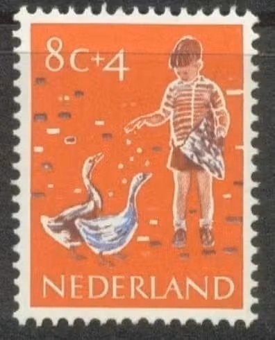 Nederland 1959 - nvph 733 - Kinderzegels - ab1, Postzegels en Munten, Postzegels | Nederland, Ophalen of Verzenden, Na 1940, Postfris