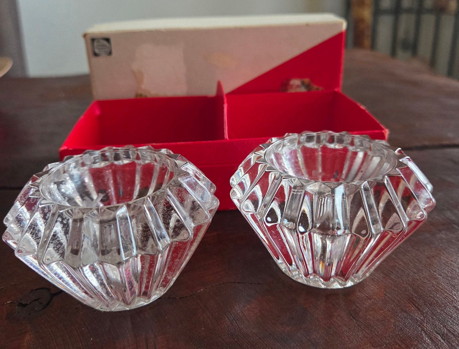 Set van 2 Kristallen kandelaars van Crystal Maastricht, Verzenden