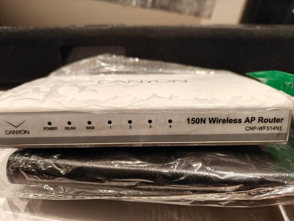 Canyon 150N Wireless AP Router (zonder voeding), Computers en Software, Routers en Modems, Ophalen of Verzenden, Gebruikt, Router