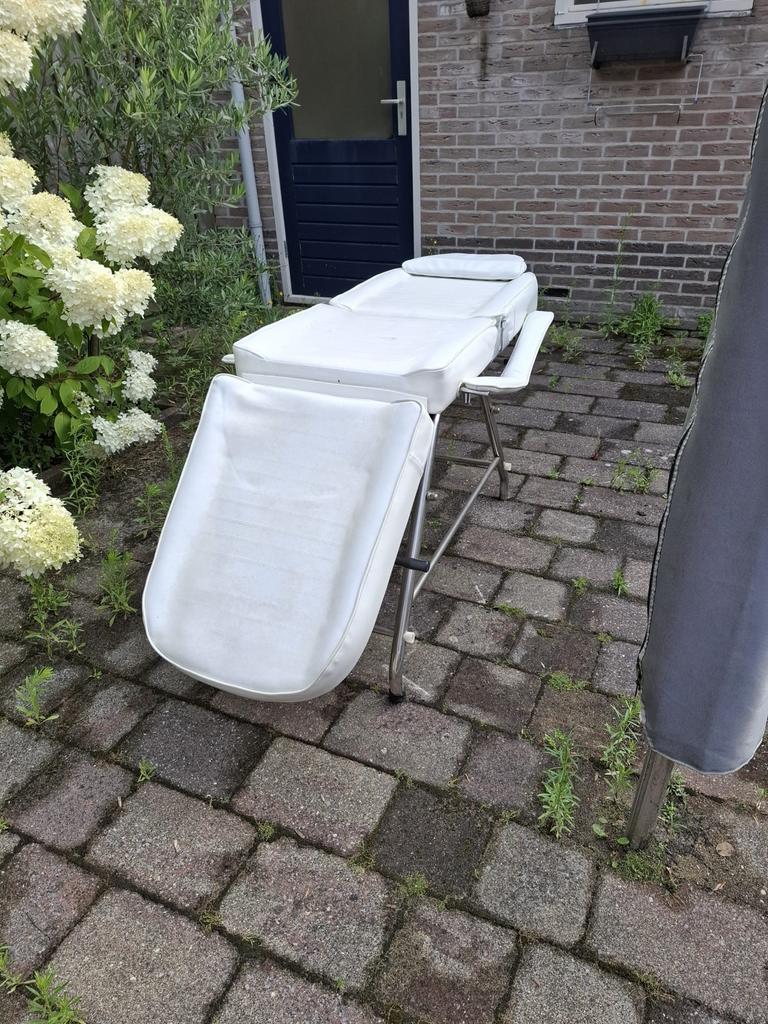 Cosmetische ligstoel, Ophalen, Gehele gezicht, Wit, Zo goed als nieuw