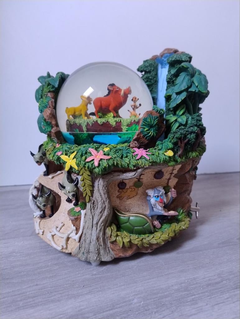 Snowglobe Lion King: Hakuna matata, Ophalen, Leeuwenkoning of Jungle Boek, Zo goed als nieuw, Beeldje of Figuurtje