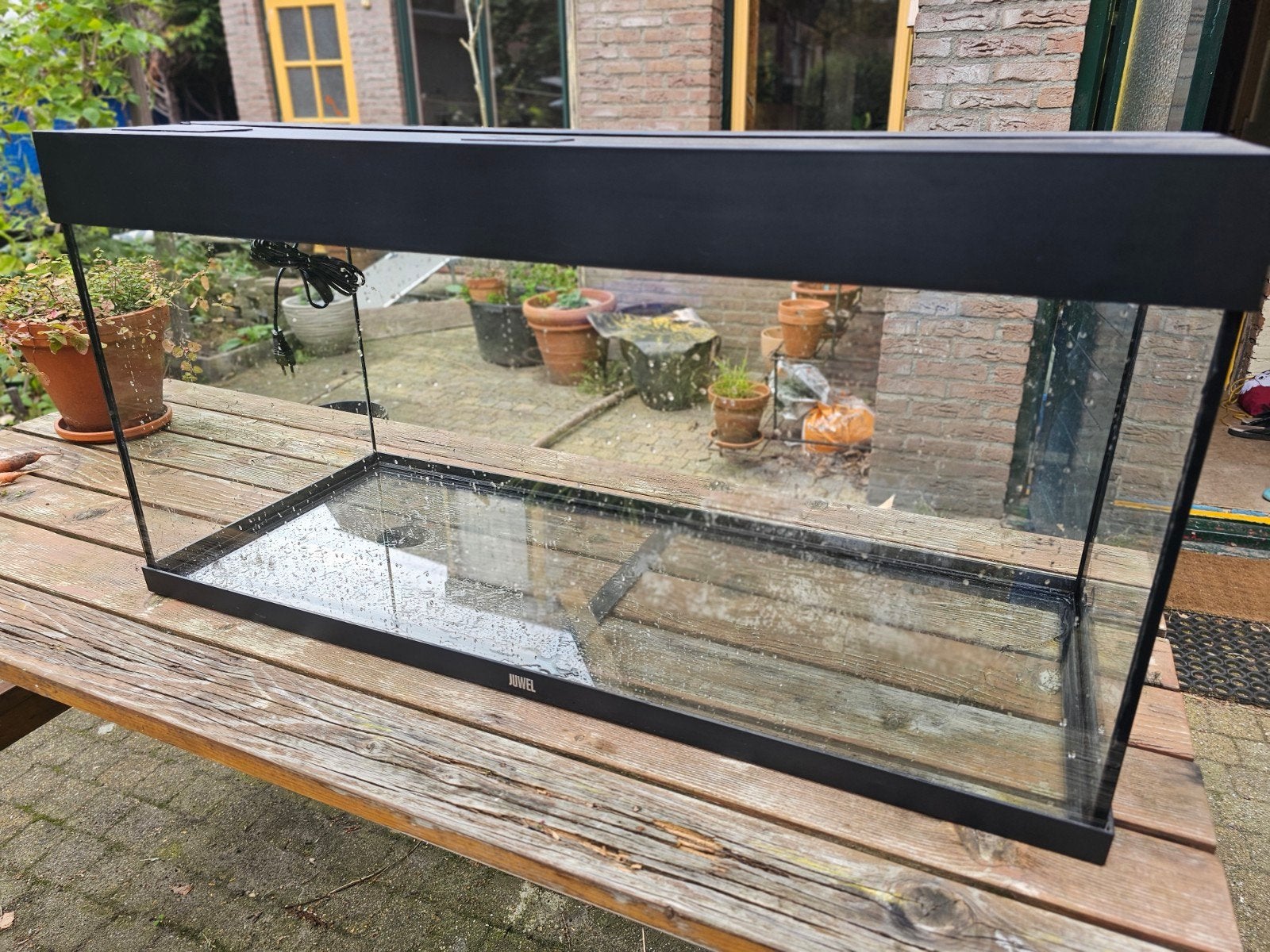 Jewel Rio 180 led aquarium, Dieren en Toebehoren, Ophalen, Inclusief deksel, Gebruikt, Leeg aquarium