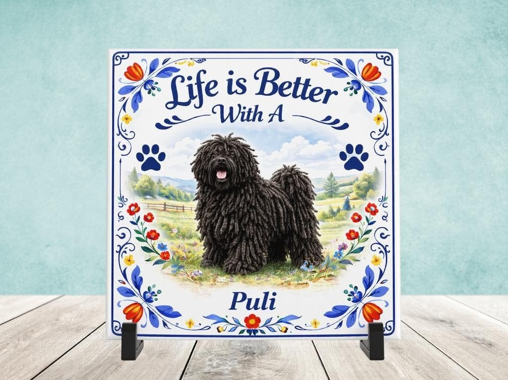 Life is Better with a Puli - Tegel, Verzenden, Nieuw