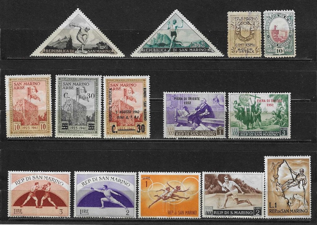 Postzegels San Marino klassiek, Ophalen of Verzenden, Overige landen