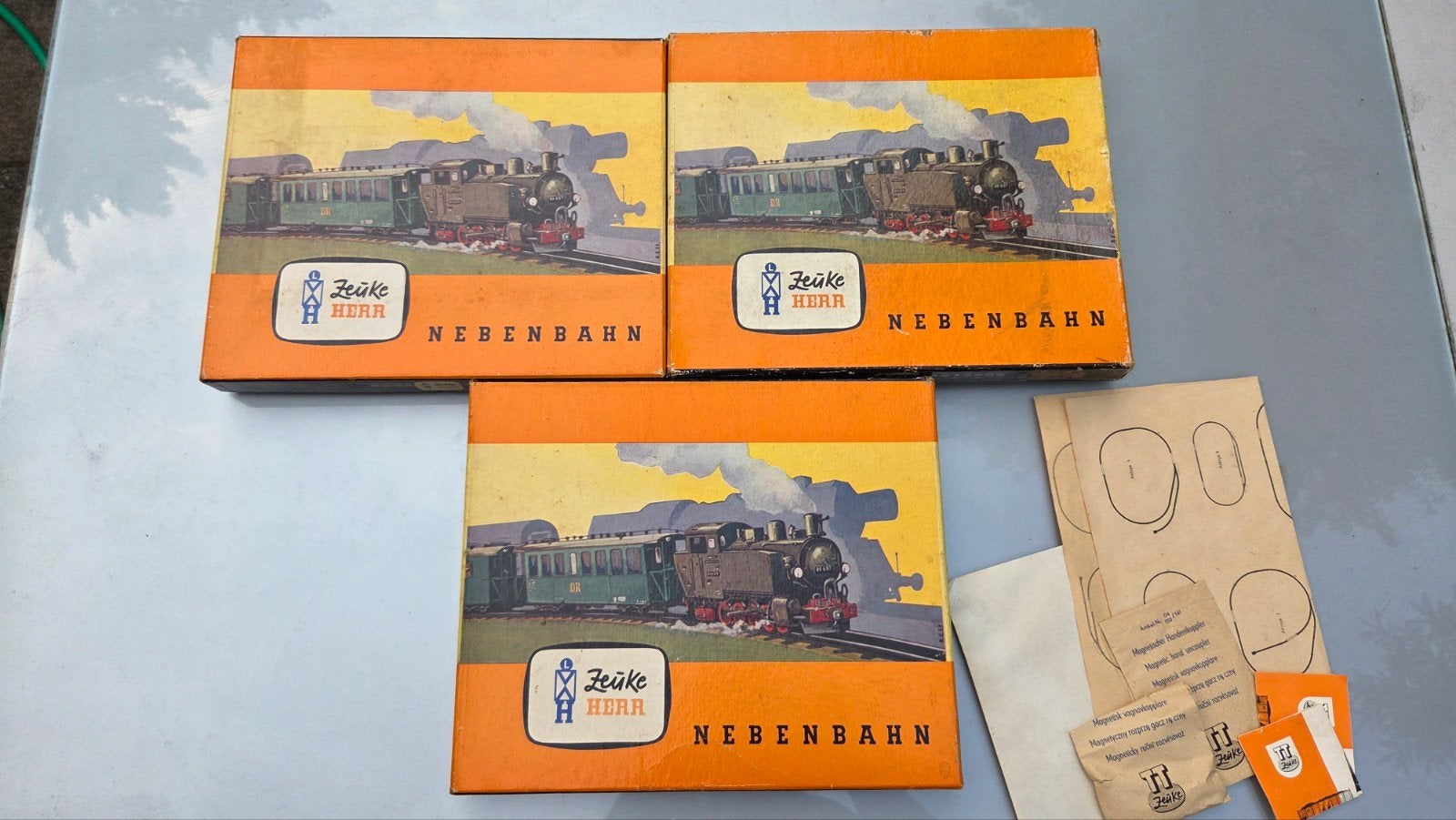 TT Bahn Zeuke Herr Nebenbahn trein verzameling 3x locotief, Hobby en Vrije tijd, Overige merken, Gelijkstroom, Ophalen of Verzenden