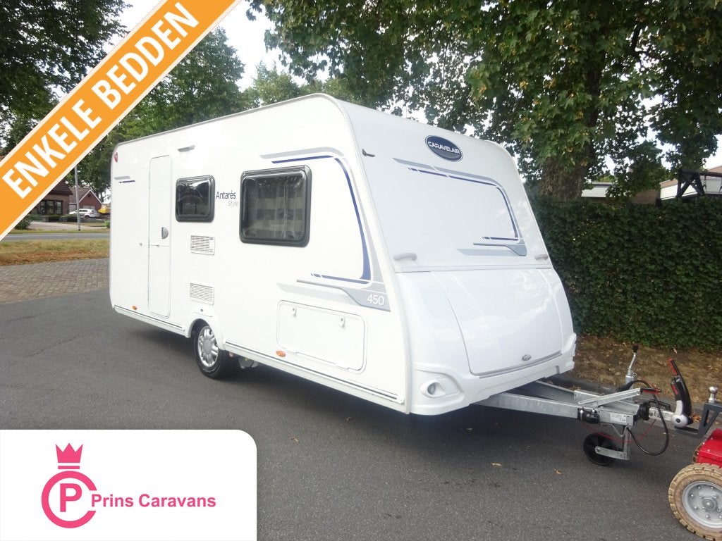 Caravelair Antares 450 Met Enkele Bedden+Mover, Standaardzit, Bedrijf, 750 - 1000 kg, 4 tot 5 meter