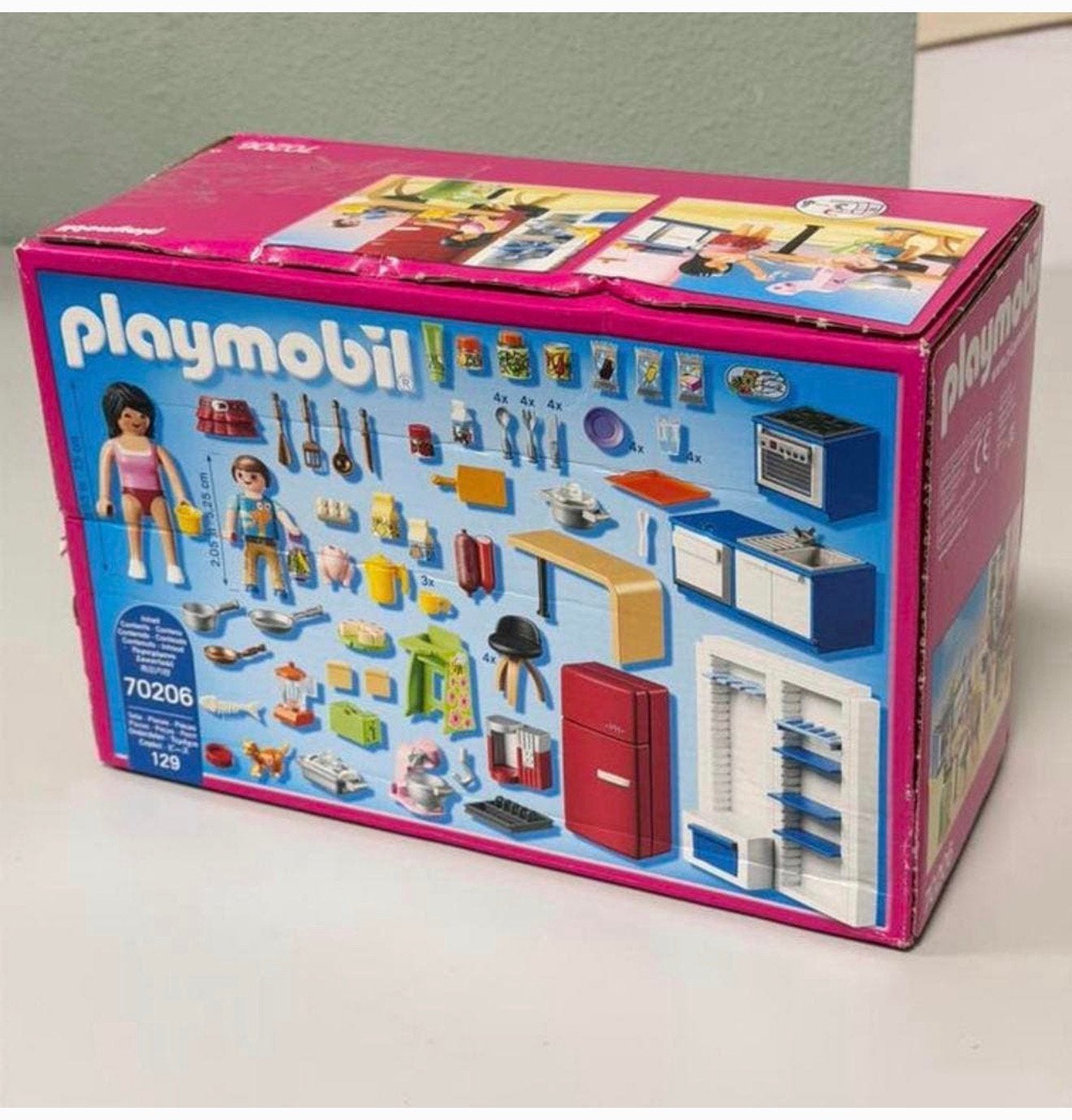 PLAYMOBIL Dollhouse Leefkeuken poppen keuken - 70206 - NIEUW, Complete set, Nieuw, Ophalen of Verzenden, H