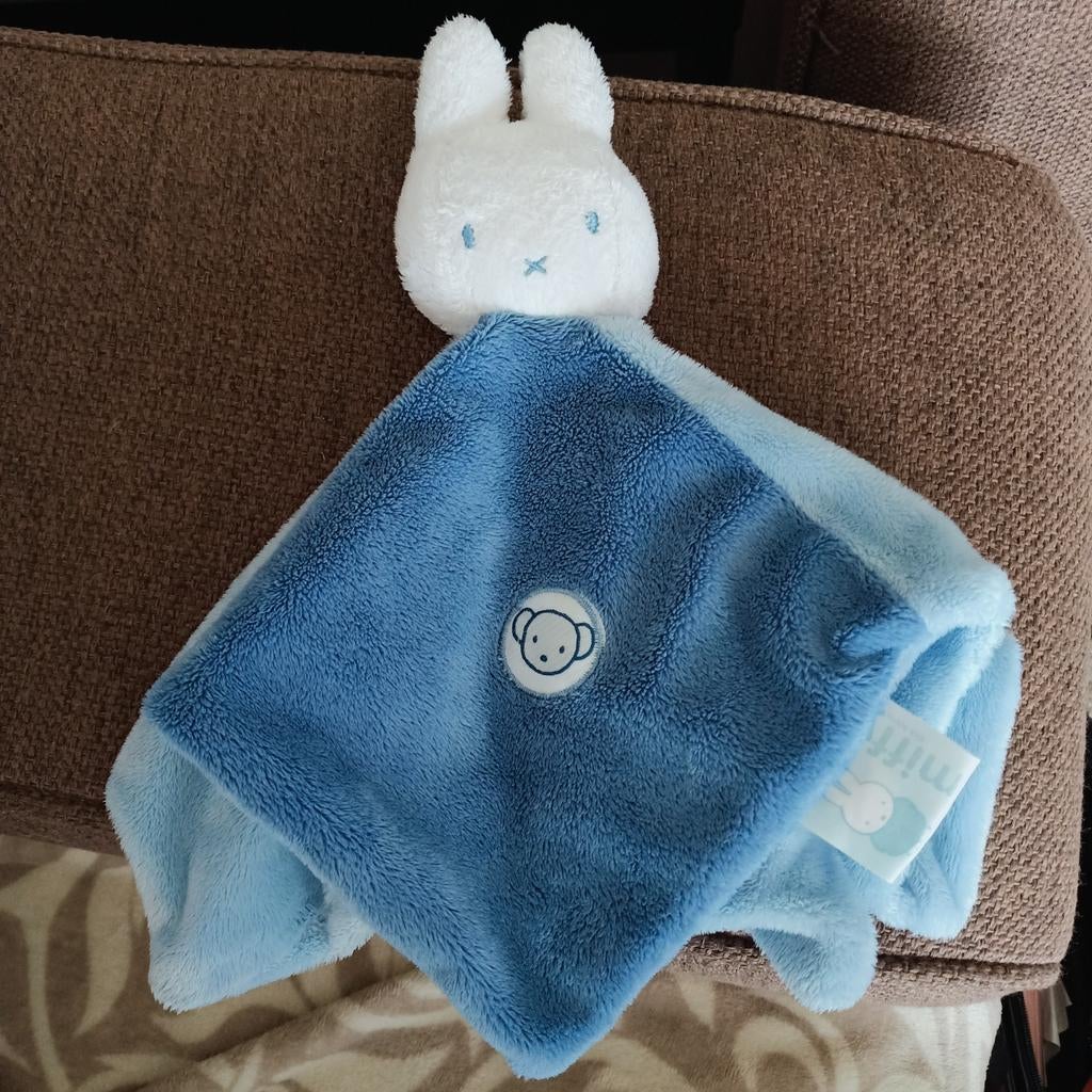 Miffy, nijntje blauw kroeldoek, sun city., Overige merken, Blauw, Ophalen of Verzenden, Zo goed als nieuw