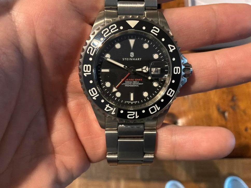 STEINHART Ocean One GMT Ceramic | 42mm | 2025 | Nieuwstaat!, Staal, Staal, Polshorloge, Zo goed als nieuw