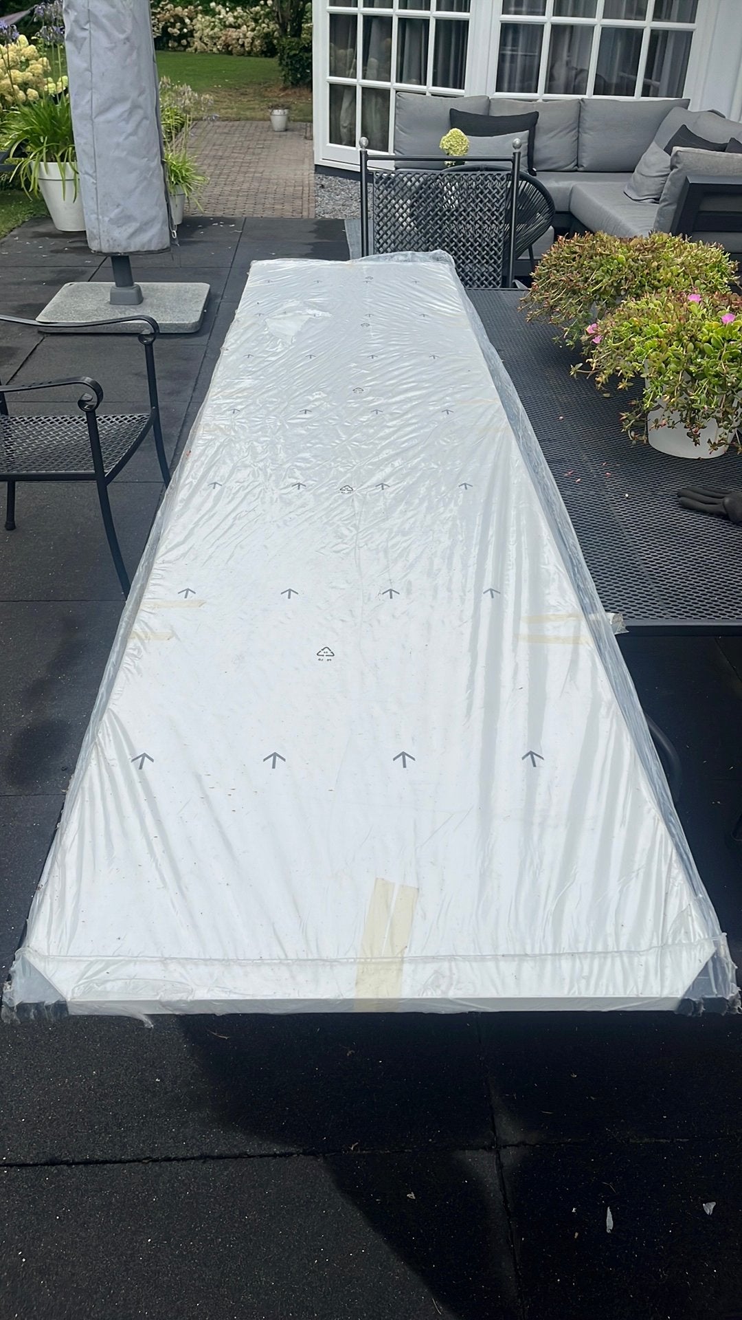 Lotiswitte plaat 2.70 x 60 nieuw., Doe-het-zelf en Verbouw, Platen en Panelen, Ophalen, Nieuw, Hout, Minder dan 20 mm