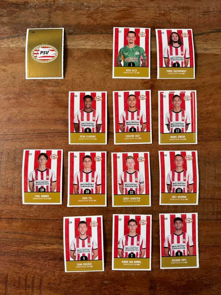 PSV voetbalplaatjes, Verzamelen, Ophalen of Verzenden, Gebruikt, PSV, Poster, Plaatje of Sticker
