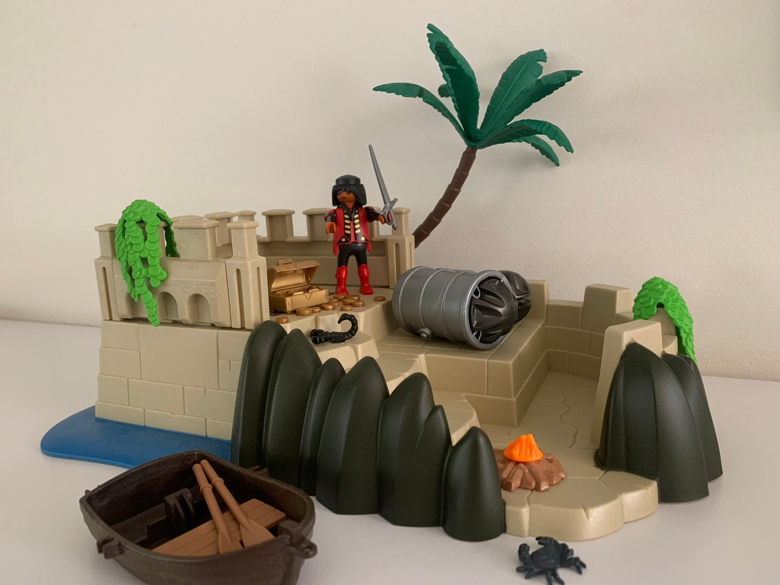 Playmobil piraten eiland, Kinderen en Baby's, Speelgoed | Playmobil, Ophalen of Verzenden, Zo goed als nieuw