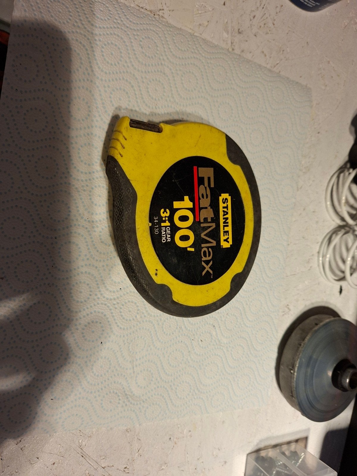 Stanley FatMax Rolmaat 100ft/30m, Ophalen of Verzenden, Gebruikt, Rolmaat/meetlint, Stanley