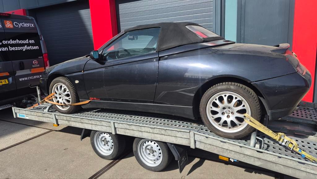 2x Alfa Spider 2.0 TS plaatwerk & verlichting zwart/zilver, Auto-onderdelen, Carrosserie en Plaatwerk, Gebruikt, Niet van toepassing