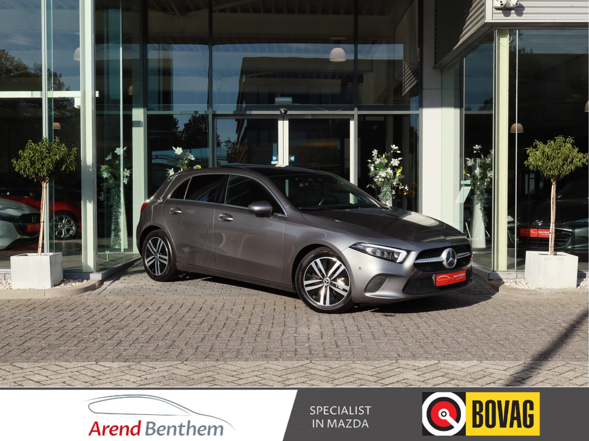 Mercedes-Benz A-Klasse 200 Business Solution Trekhaak / Leer, Auto's, Gebruikt, Euro 6, 4 cilinders, Parkeerassistent