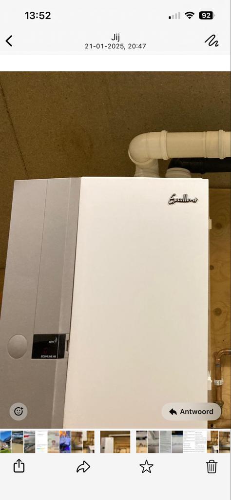 Nefit Ecomline HR 30 excellent cv ketel, Gebruikt, Hoog rendement (Hr), Cv-ketel of Combi-ketel, Minder dan 60 cm