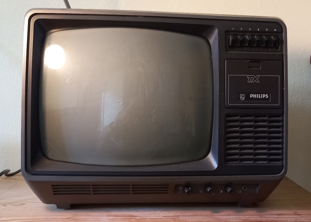 Televisie: zwart/wit. (vintage), Ophalen, Gebruikt