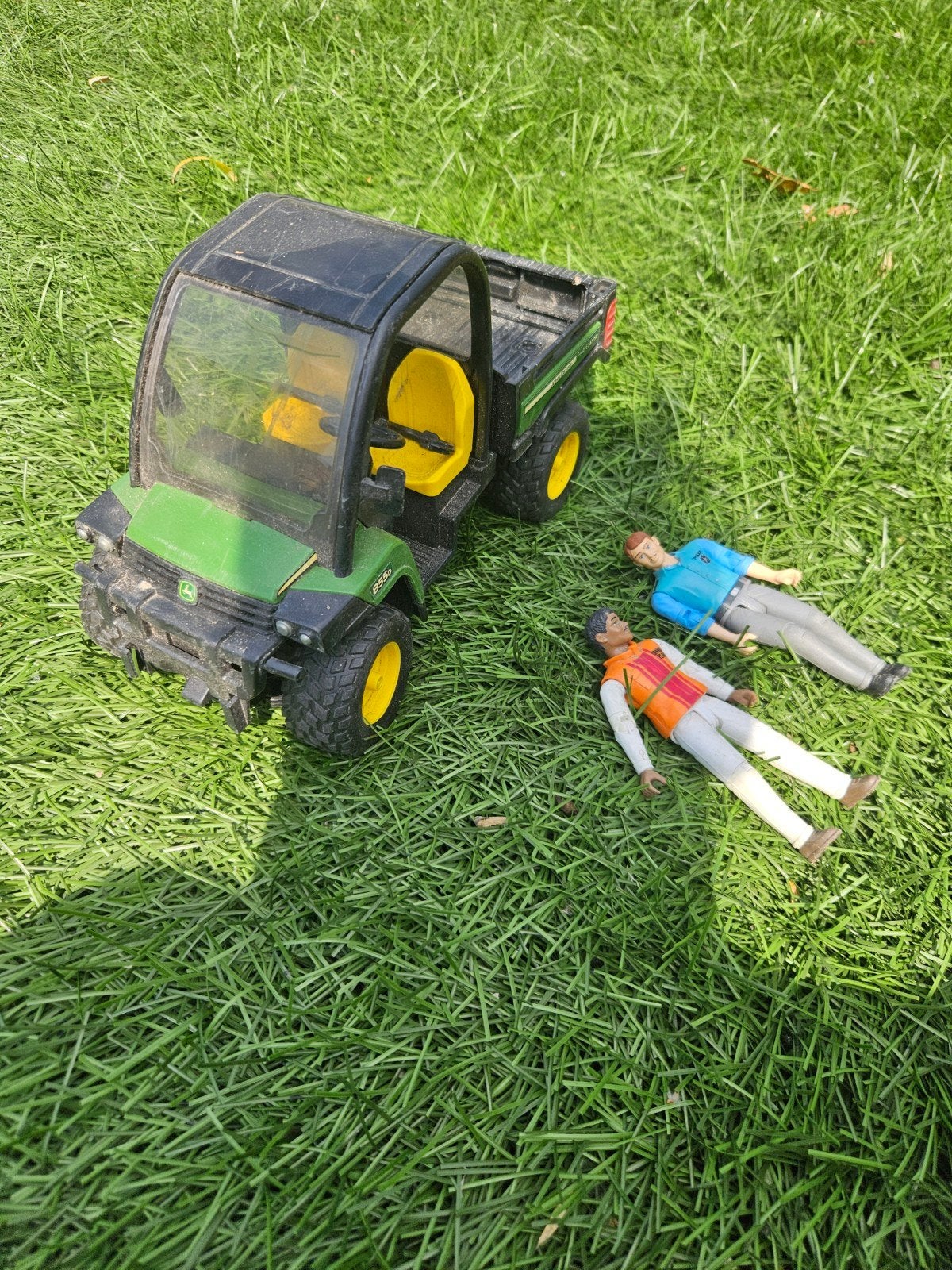 John Deere Gator met 2 speelfiguren, Ophalen of Verzenden, Gebruikt