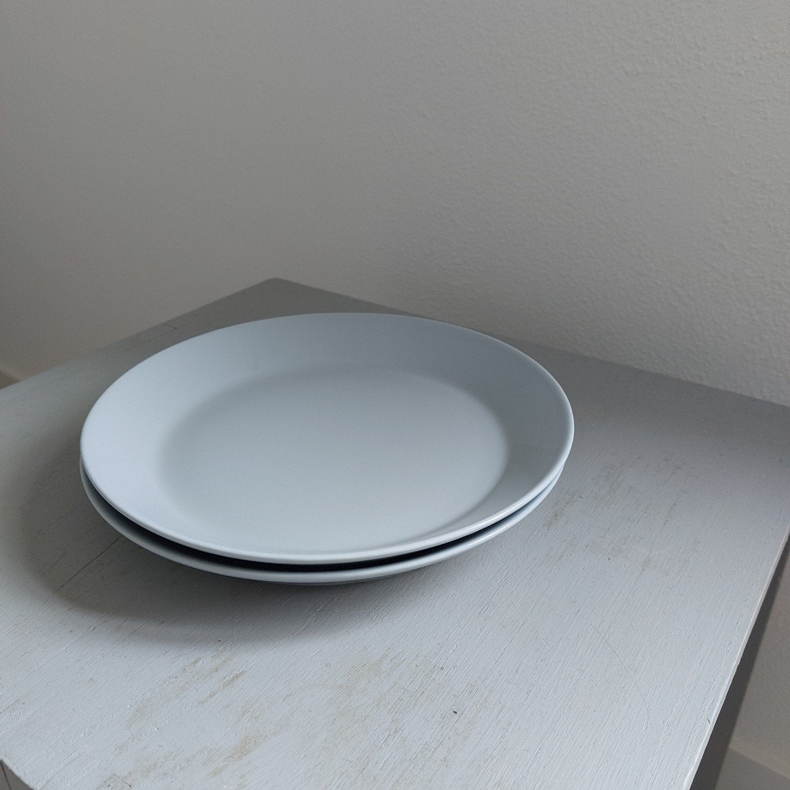 Iittala Teema borden 21 cm - Pearl Grey (2 stuks), Keramiek, IKEA, Ophalen of Verzenden, Zo goed als nieuw