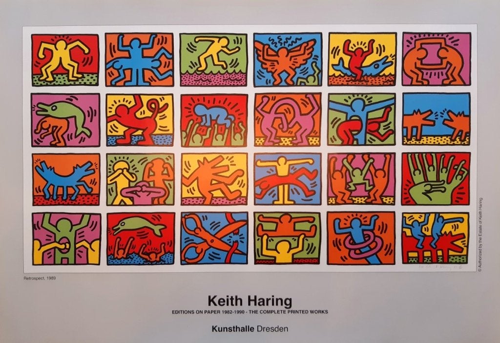 Keith Haring - Retrospect - Offset, Ophalen of Verzenden