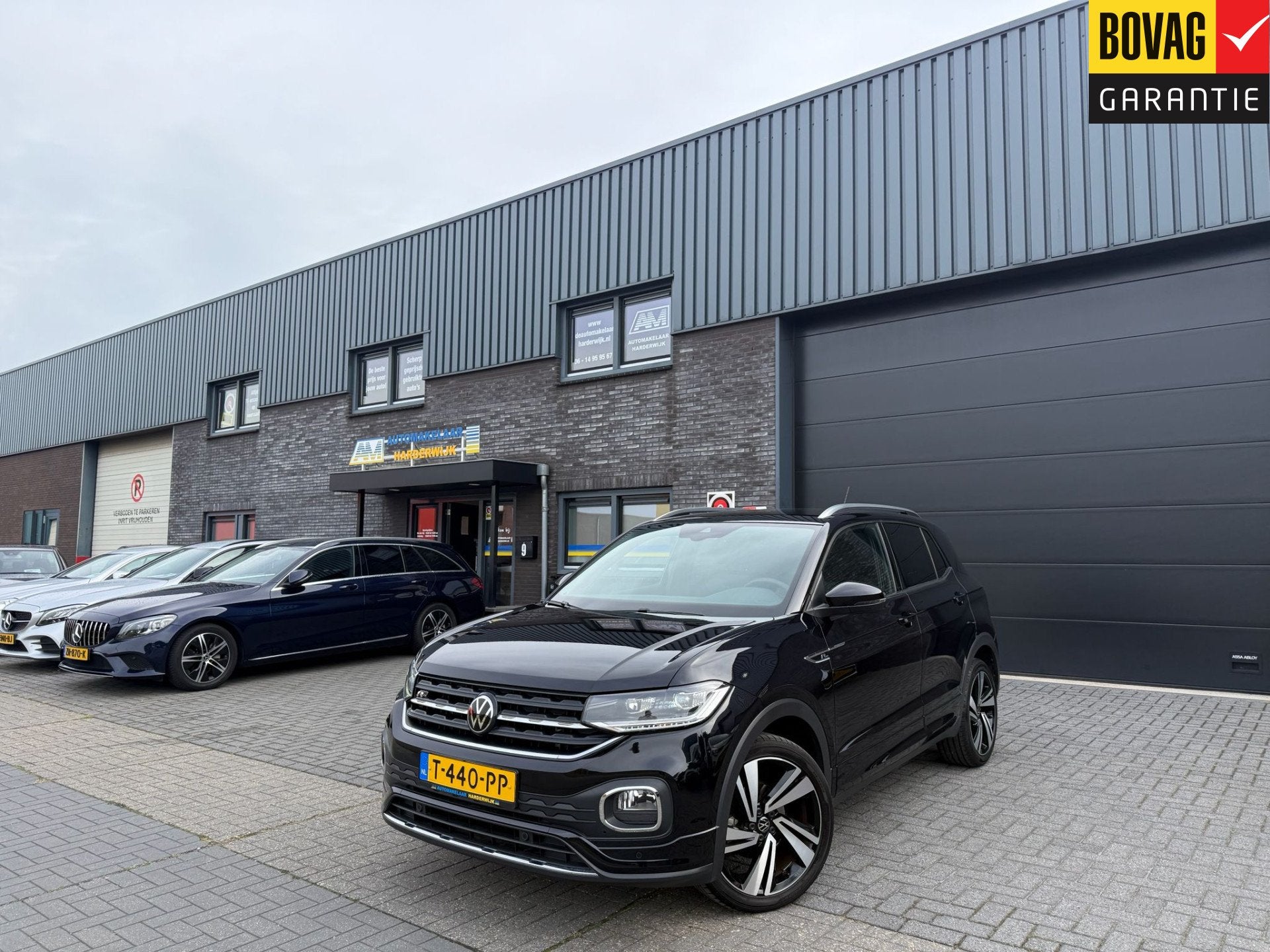 Volkswagen T-Cross 1.0 TSI R-Line | 1E EIGENAAR | 12MND GARA, Auto's, T-Cross, Gebruikt, Leder en Stof, Zwart
