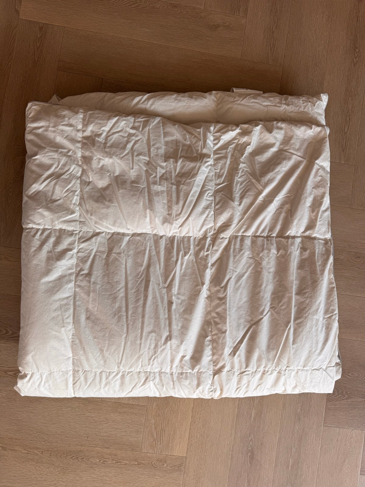 Ikea Mysa Vete dekbed 200x200 cm, dons en veren, Ophalen, Gebruikt, Wit, Tweepersoons