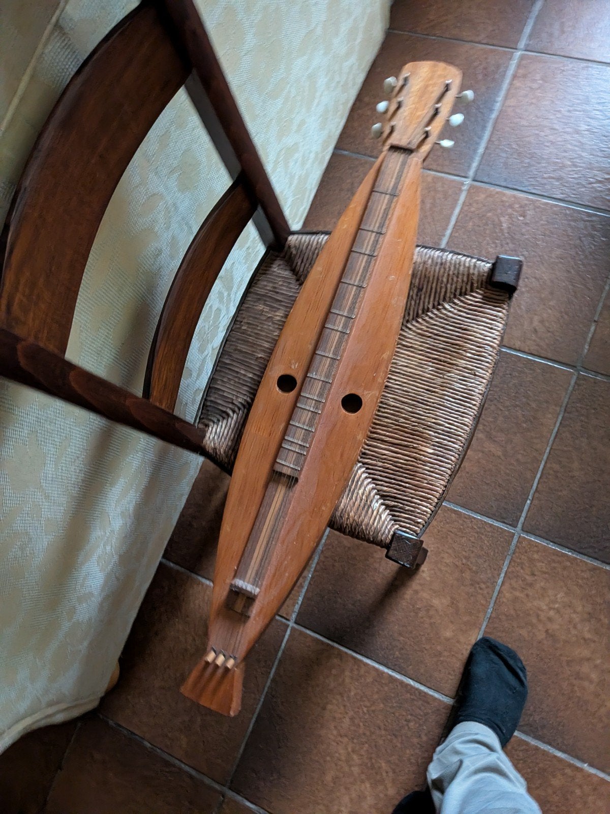 Vintage Dulcimer - Houten Snaarinstrument, Ophalen of Verzenden, Gebruikt, Overige typen