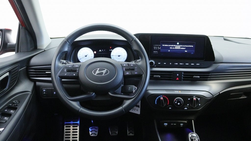 Hyundai Bayon 1.0 T-GDI Comfort Smart | LED | Private lease, Auto's, Keurmerk '100% Onderhouden', Gebruikt, Zwart, Bedrijf