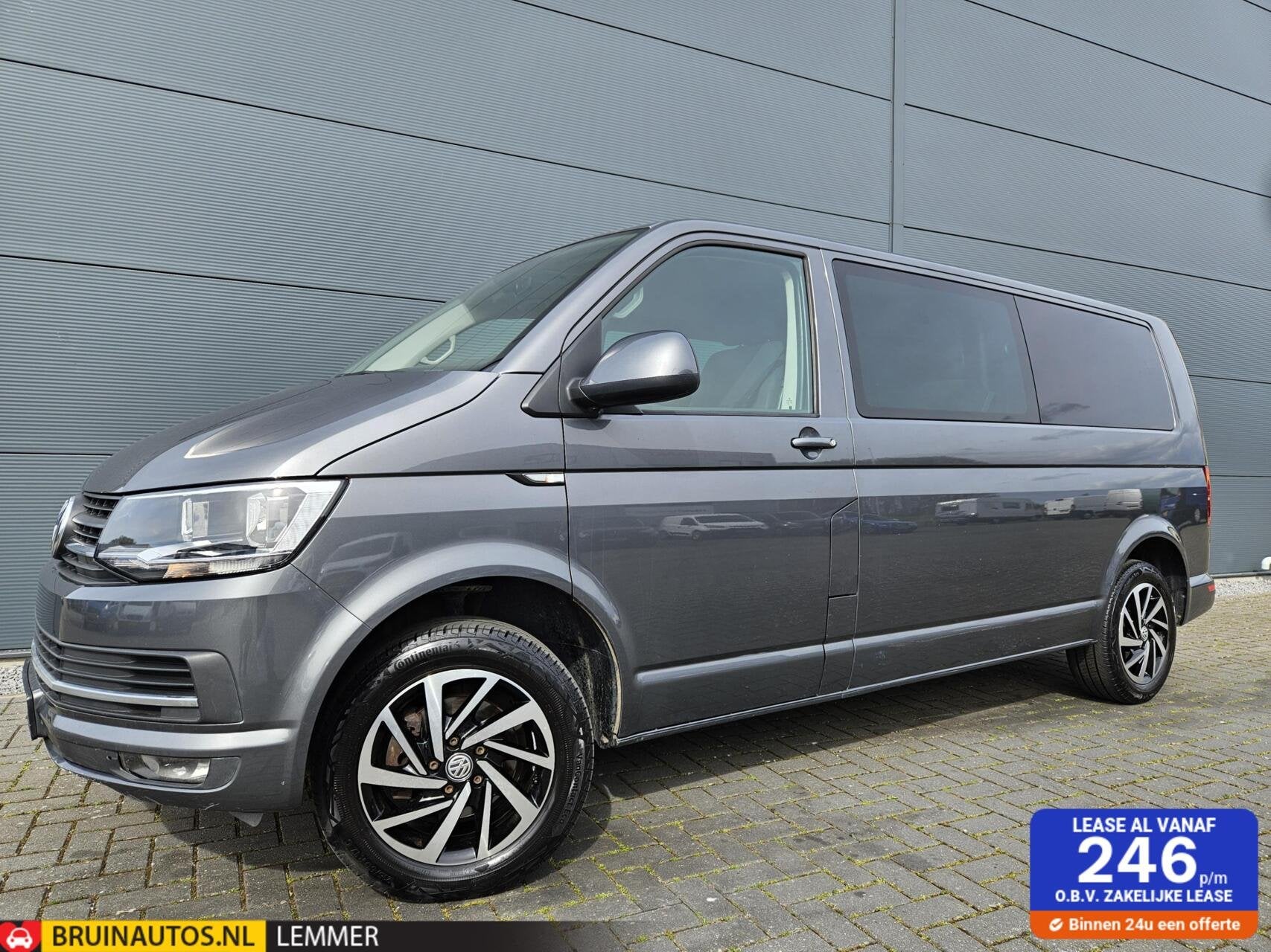 Volkswagen Transporter 2.0 TDI L2H1 DC LM Airco Cruise Euro6, Auto's, Voorwielaandrijving, Gebruikt, Euro 6, 4 cilinders