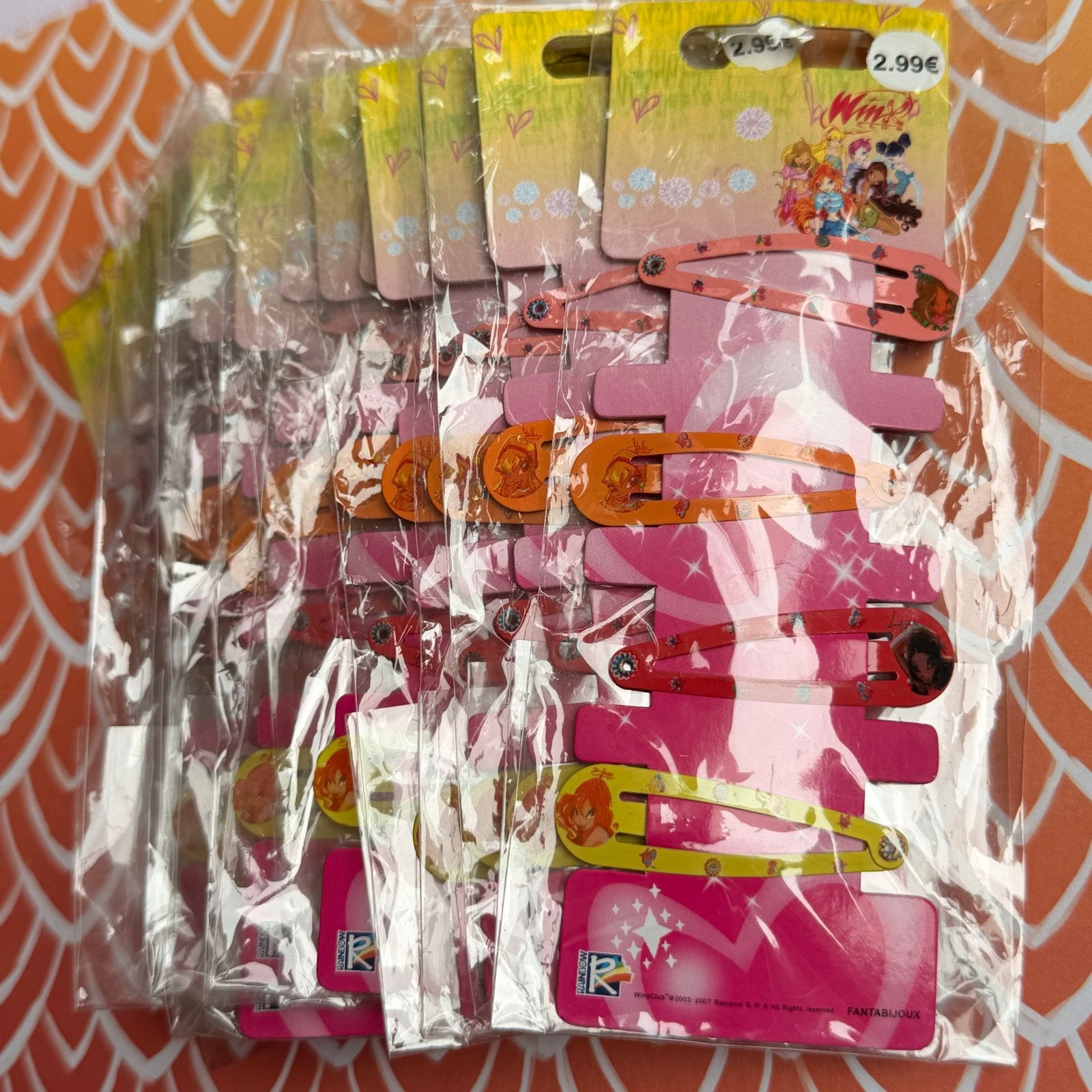 Vintage Winx Club Haarspeldjes - Nieuw in verpakking, Verzenden, Nieuw