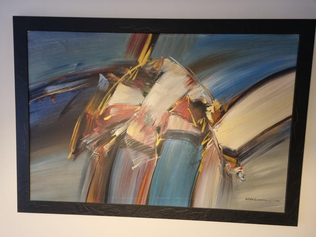 Abstracte Kunst Schilderij - Modern en Kleurrijk, Ophalen
