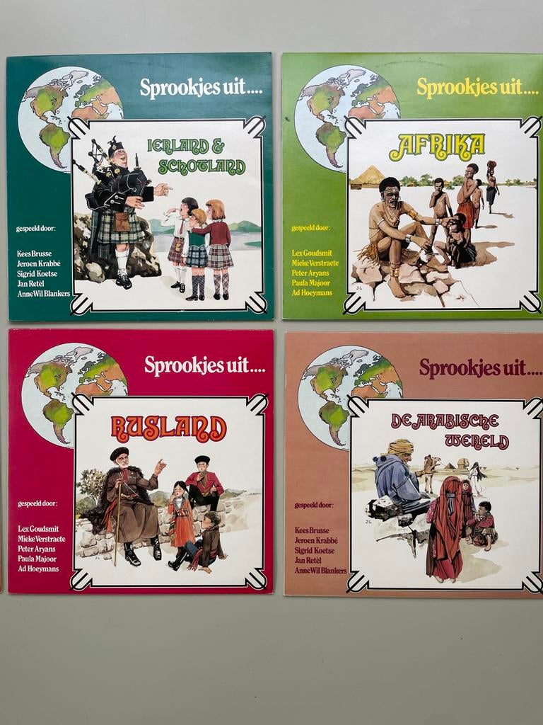 Sprookjes uit... Ierland, Schotland, Afrika, Rusland, Arabis, Cd's en Dvd's, Ophalen of Verzenden, Zo goed als nieuw, Verhaal of Sprookje