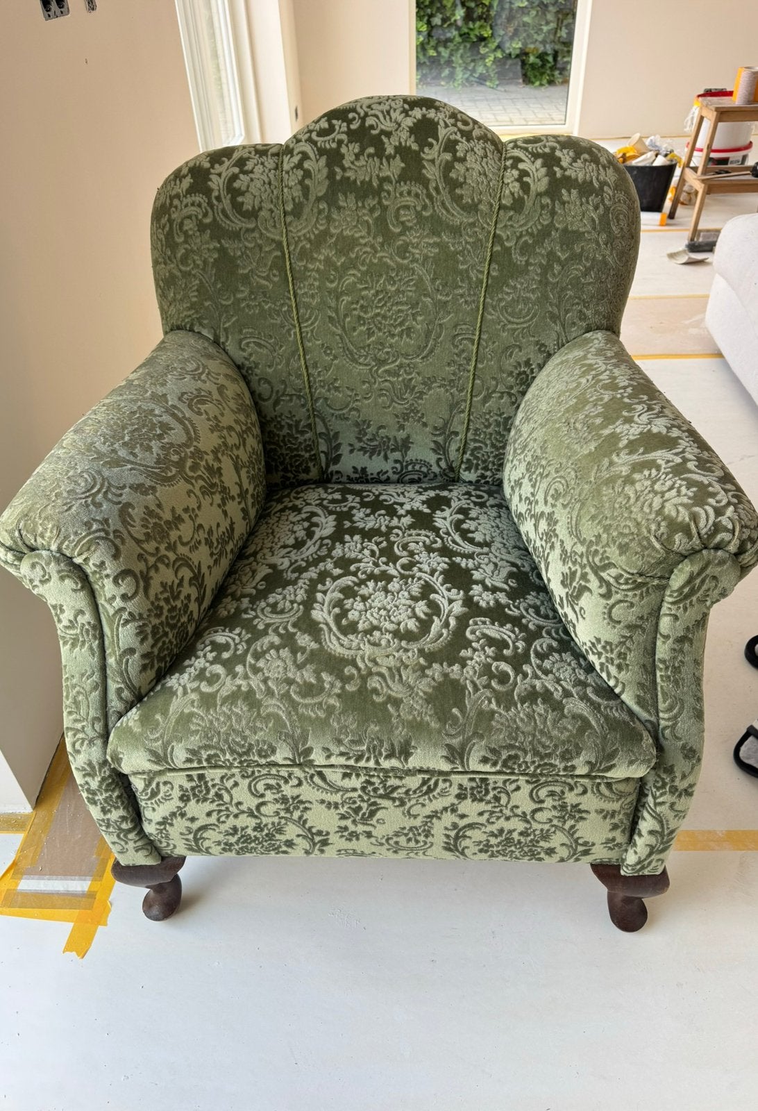 Groene fauteuil, Ophalen, Gebruikt, Minder dan 75 cm, 75 tot 100 cm