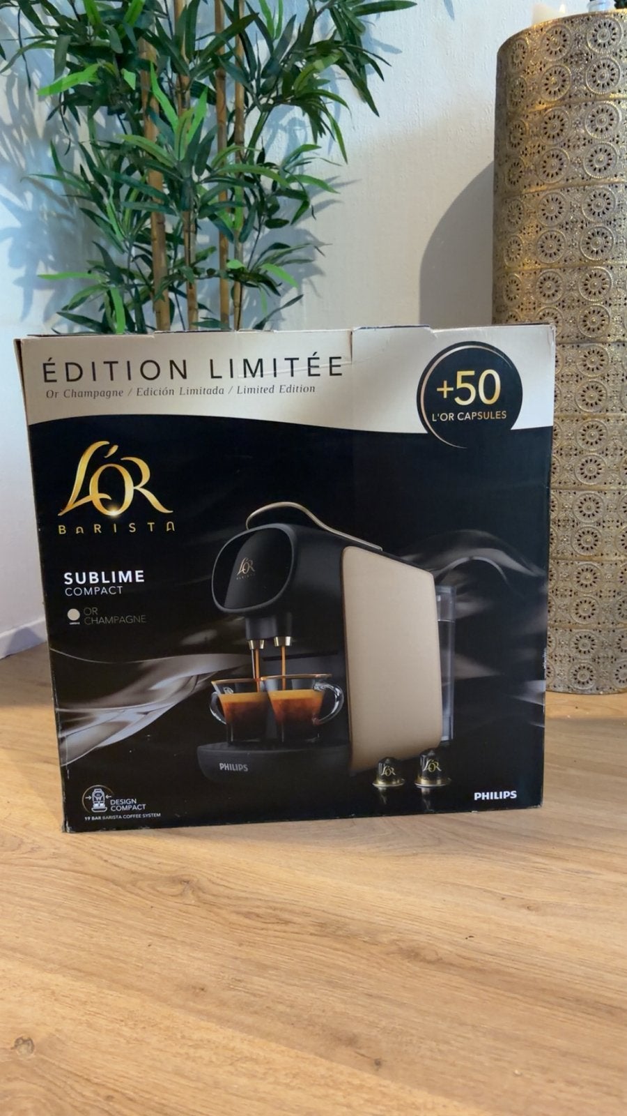 Barista lor koffiezetapparaat, Ophalen of Verzenden, Zo goed als nieuw, Koffiemachine