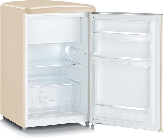 Severin koelkast RKS 8833 - Tafelmodel - Retro - Crème, Witgoed en Apparatuur, Koelkasten en IJskasten, 85 tot 120 cm, Servicenl@severin.com