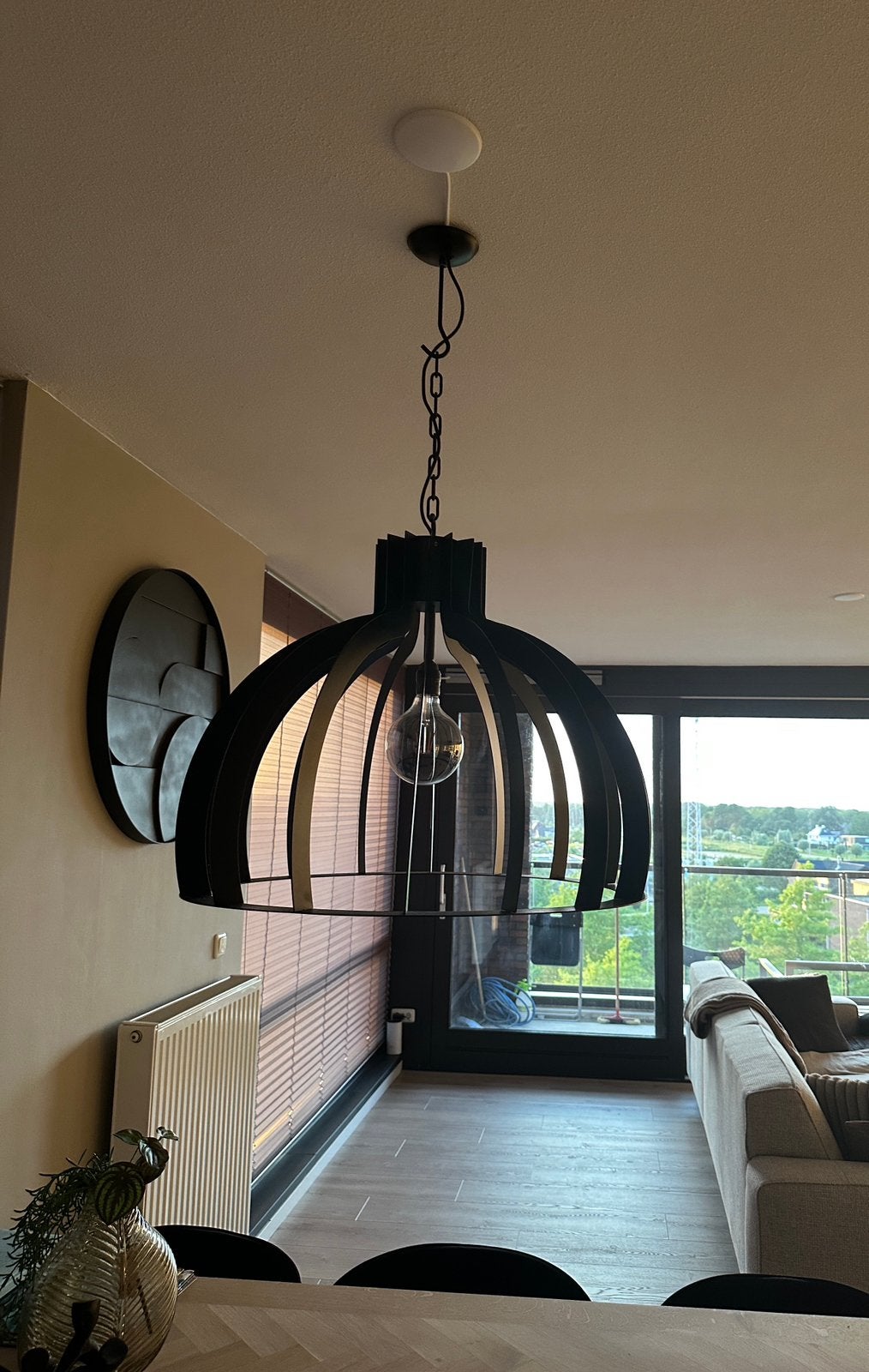 Catania hanglamp - Zwart, modern design, Ophalen, Zo goed als nieuw, Metaal, Modern, industrieel