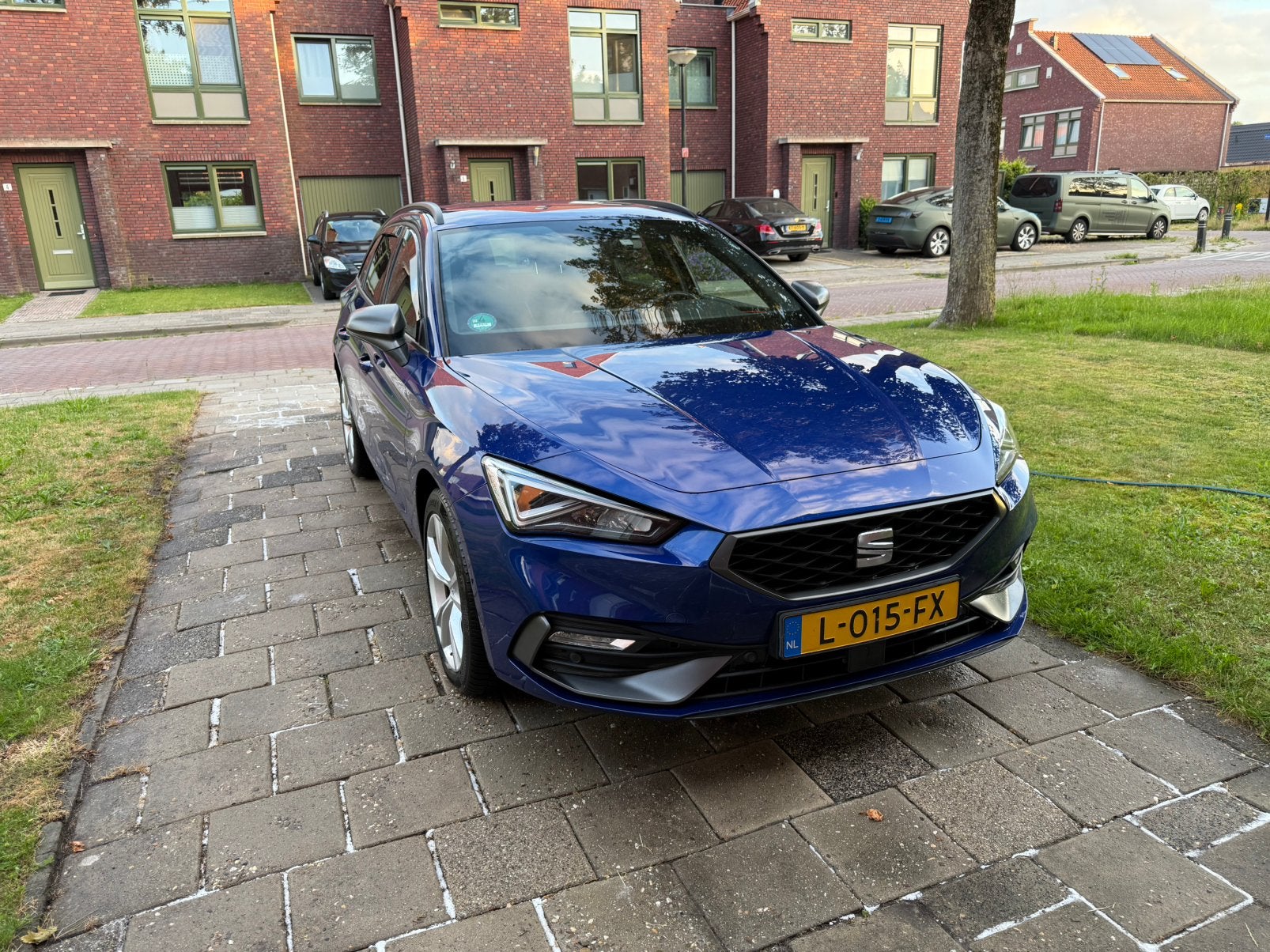 Seat Leon fr 1.4 TSI E-hybrid Phev 204pk Dsg-6 2021 Blauw, 4 cilinders, Leder en Stof, 1558 kg, Hybride Elektrisch/Benzine