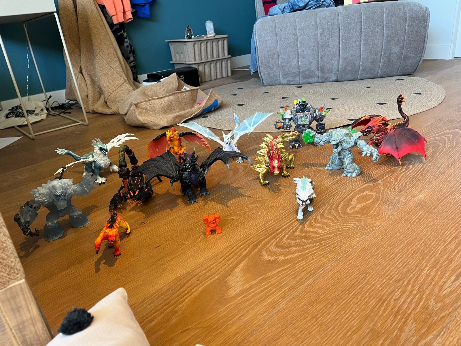 Grote collectie Schleich Eldrador Creatures figuren, Ophalen, Zo goed als nieuw